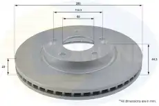 Тормозной диск COMLINE ADC2416V вентилируемый , передняя ось