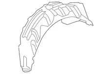 Подкрылок TOYOTA / LEXUS 6563776011