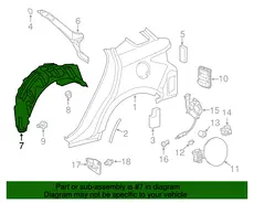 Подкрылок TOYOTA / LEXUS 6563776011