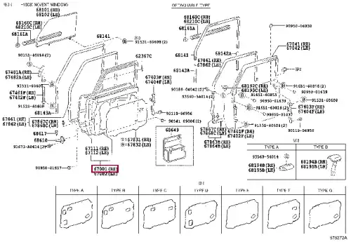 PANEL SUB-ASSY, FR 6700160212 TOYOTA / LEXUS