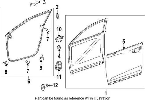 PANEL SUB-ASSY, FR D 6700178020 TOYOTA / LEXUS
