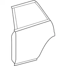 PANEL SUB-ASSY, RR 67004-35240 TOYOTA / LEXUS