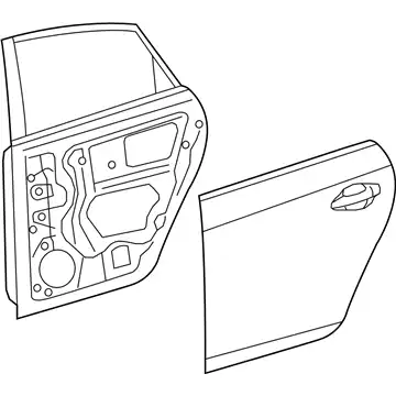 PANEL SUB-ASSY, RR 6700447070 TOYOTA / LEXUS