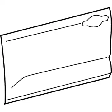 PANEL, FR DOOR, OUTS 671110C040 TOYOTA / LEXUS