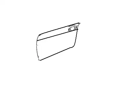 PANEL, FR DOOR, 6711206160 TOYOTA / LEXUS