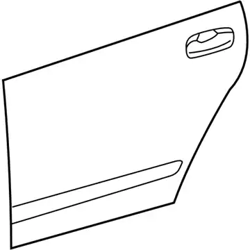 PANEL, RR DOOR, 6711347020 TOYOTA / LEXUS