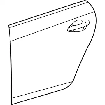 PANEL, RR DOOR, 6711447030 TOYOTA / LEXUS
