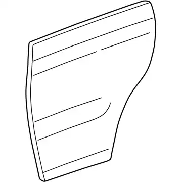PANEL, RR DOOR, 6711460170 TOYOTA / LEXUS