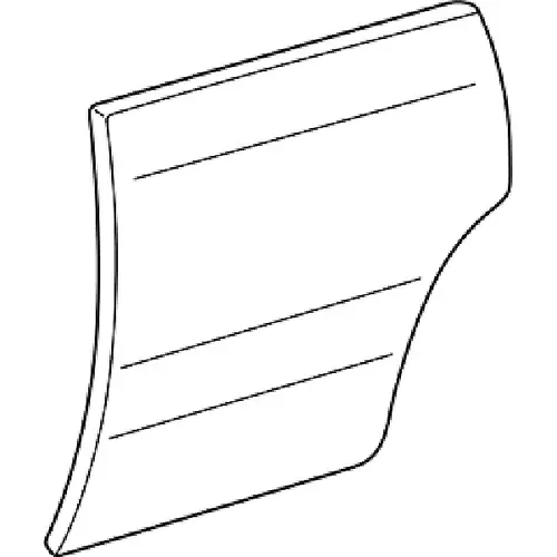 PANEL, RR DOOR, 6711460180 TOYOTA / LEXUS