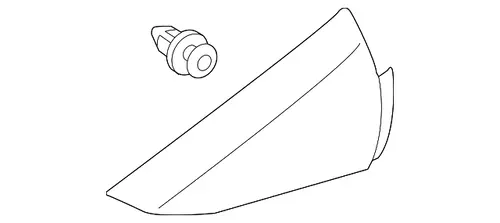 BRACKET, RR DOOR RR 6749876010 TOYOTA / LEXUS