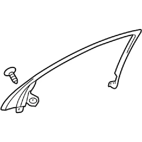 GARNISH, DOOR FRAME, 6766330061 TOYOTA / LEXUS