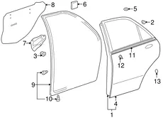 Ручка двери TOYOTA / LEXUS 6784153010