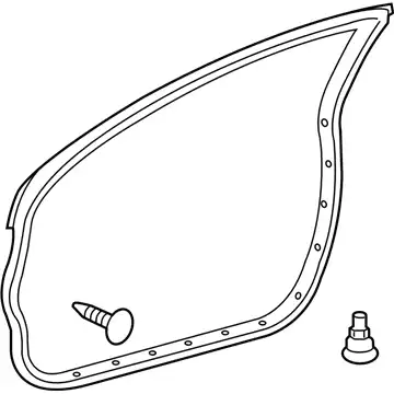 Уплотнитель двери TOYOTA / LEXUS 6786174010