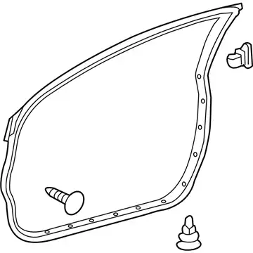 Уплотнитель двери TOYOTA / LEXUS 6786221070
