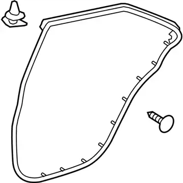 Уплотнитель двери TOYOTA / LEXUS 6787206150