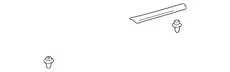 PLATE, RR DOOR 6791648030 TOYOTA / LEXUS