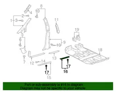 PLATE, RR DOOR 6791648030 TOYOTA / LEXUS
