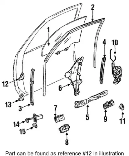 HINGE ASSY, FR DOOR, 6872032050 TOYOTA / LEXUS