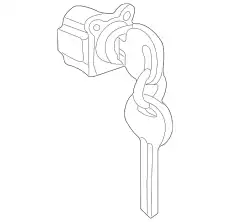 CYLINDER & KEY SET, 6905142100 TOYOTA / LEXUS