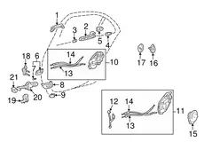 ACTUATOR ASSY, RR 6914050060 TOYOTA / LEXUS