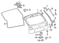 LOCK ASSY, BACK DOOR 6935048061 TOYOTA / LEXUS