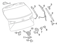 LOCK ASSY, BACK DOOR 6935048062 TOYOTA / LEXUS