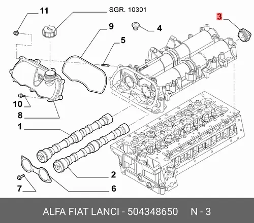 OE FIAT 504348650