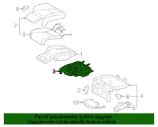 SPRING ASSY, RR SEAT 7166050060 TOYOTA / LEXUS