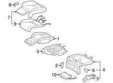SPRING ASSY, RR SEAT 7166050060 TOYOTA / LEXUS