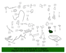 Ручка двери TOYOTA / LEXUS 7205760090