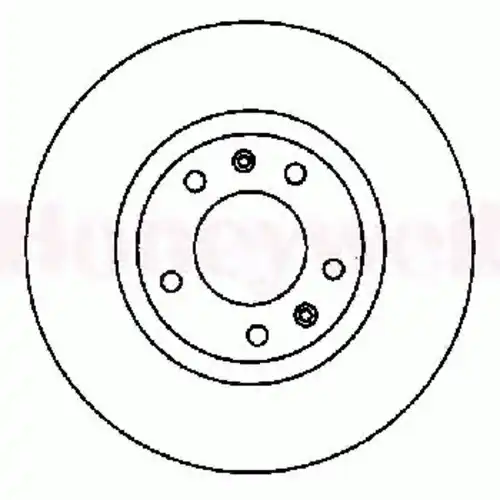 Тормозной диск BENDIX 561596B
