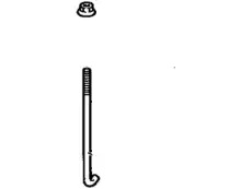 BOLT, BATTERY CLAMP 7445117010 TOYOTA / LEXUS