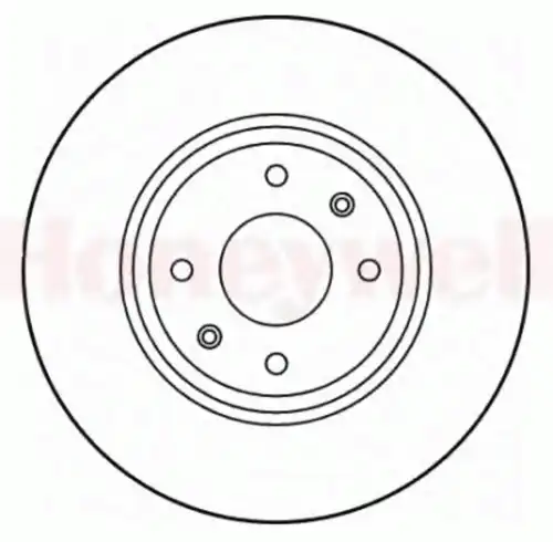 Тормозной диск BENDIX 561705B