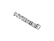EMBLEM, SIDE PANEL 7537447010 TOYOTA / LEXUS