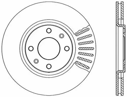 Тормозной диск OPEN PARTS BDR1112.20
