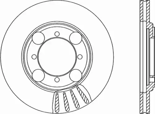 Тормозной диск OPEN PARTS BDR1193.20