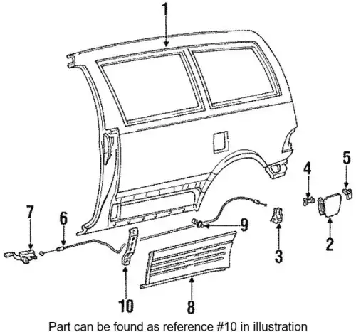RETAINER, SIDE 7692395D00 TOYOTA / LEXUS