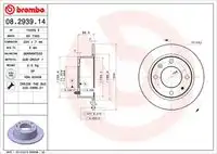 Тормозной диск BRECO BS 7305 задняя ось