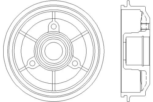 Тормозной барабан MINTEX MBD026