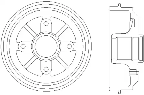 Тормозной барабан MINTEX MBD035