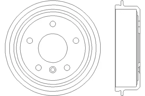 Тормозной барабан MINTEX MBD062