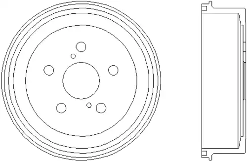 Тормозной барабан MINTEX MBD126