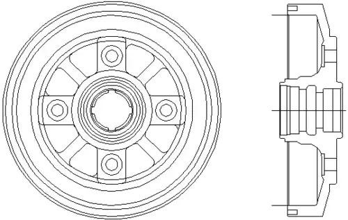 Тормозной барабан MINTEX MBD228