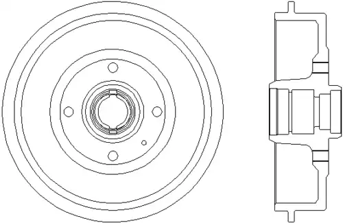 Тормозной барабан MINTEX MBD232