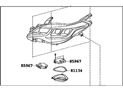 Фара TOYOTA / LEXUS 81110-07121