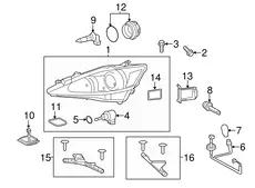 Фара TOYOTA / LEXUS 8114553543