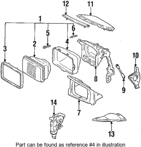 Защита фар TOYOTA / LEXUS 811532B360