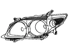 Фара TOYOTA / LEXUS 8117002680
