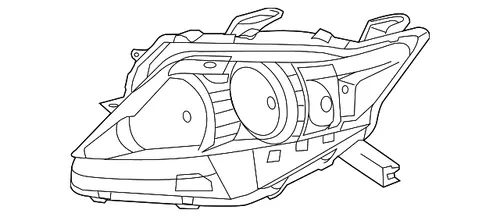UNIT ASSY, HEADLAMP, 8117048680 TOYOTA / LEXUS