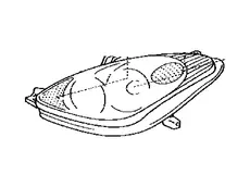 Фара TOYOTA / LEXUS 8117050221